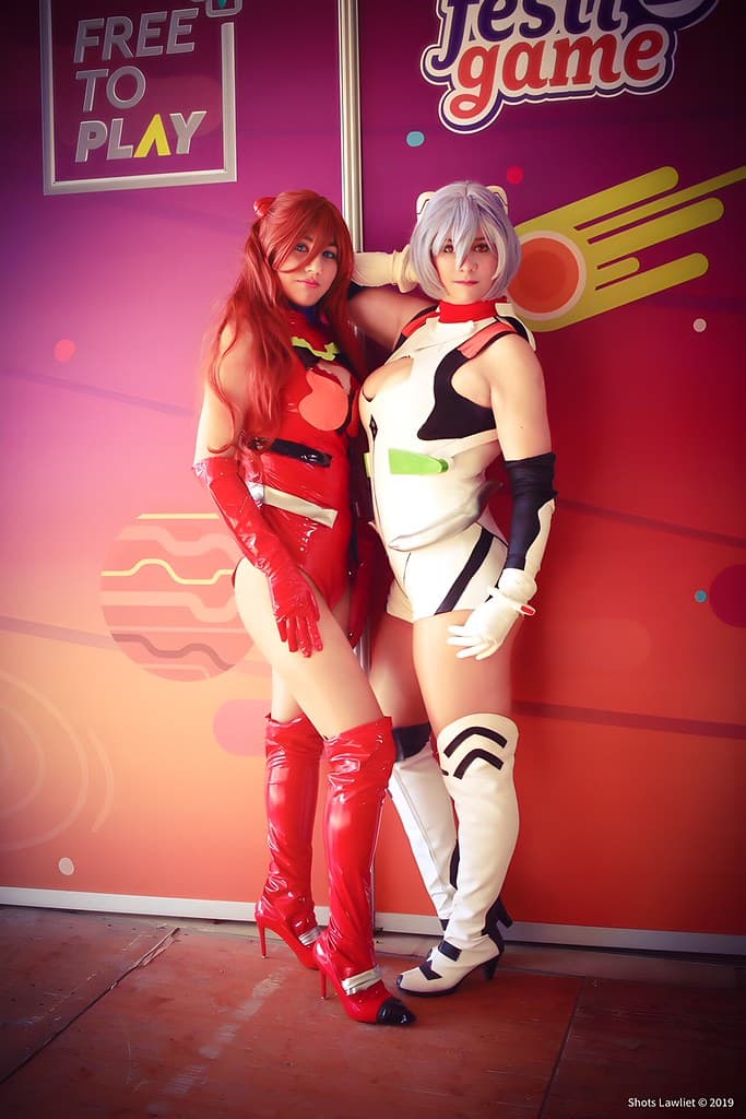 Asuka Langley y Ayanami Rei (Versión Shunya Yamashita)