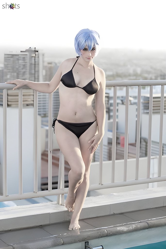 Ayanami Rei Black Swimsuit — cosplay by Alastor Cosplay